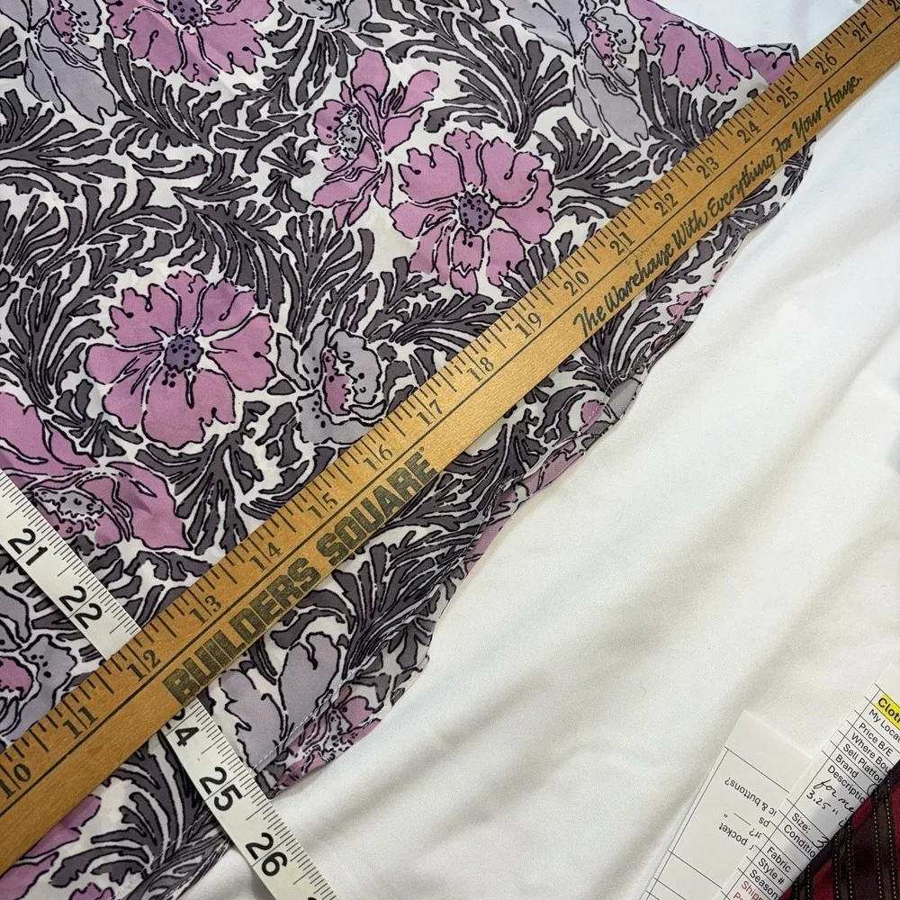Gilligan O'Malley Satin‎ Slip Dress Medium Purple Floral Lace Coquette Y2K Fairy